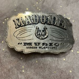 Limited Edition sealed Madonna promo belt buckle Year 2000 for Virgin Megastore